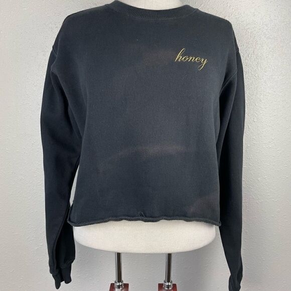 John Galt Cut Off Sweat Shirt One Size - Picture 1 of 8